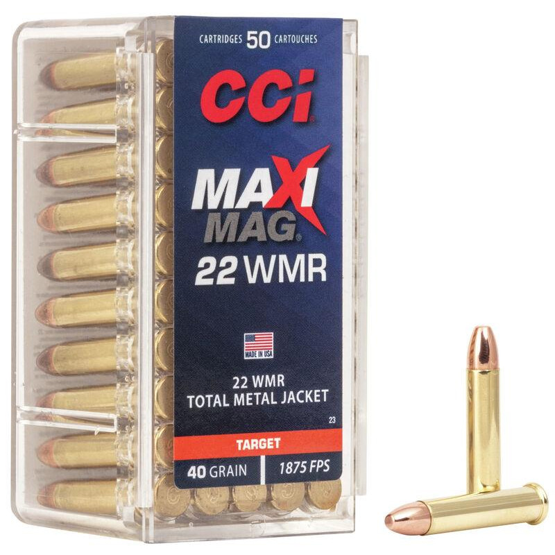 Ammo 22 WM CCI Maxi Mag TMJ...