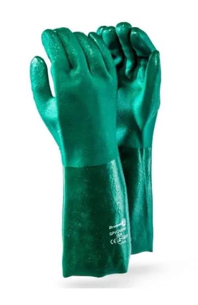 WEB-TLCS-GLOVEGPVC/40/HG #1. Glove PVC Green Gpvc/40/Hg -Dromex-