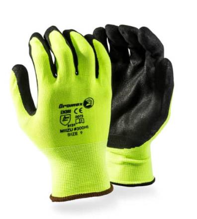 WEB-TLCS-GLOVEMIIZU300HI #1. Glove Miizu300 Hi-Viz MIZU300HI (10) -Dromex-
